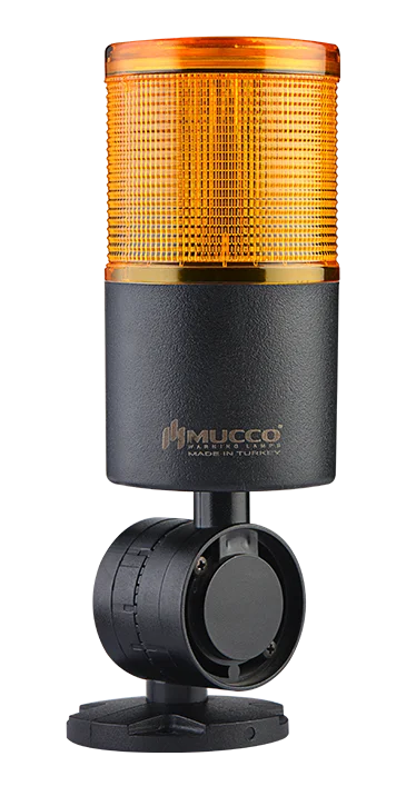 Best Selling High Light Led Signal Tower Warning Light Yellow Steady Light 24V/DC High Quality Signal Tower