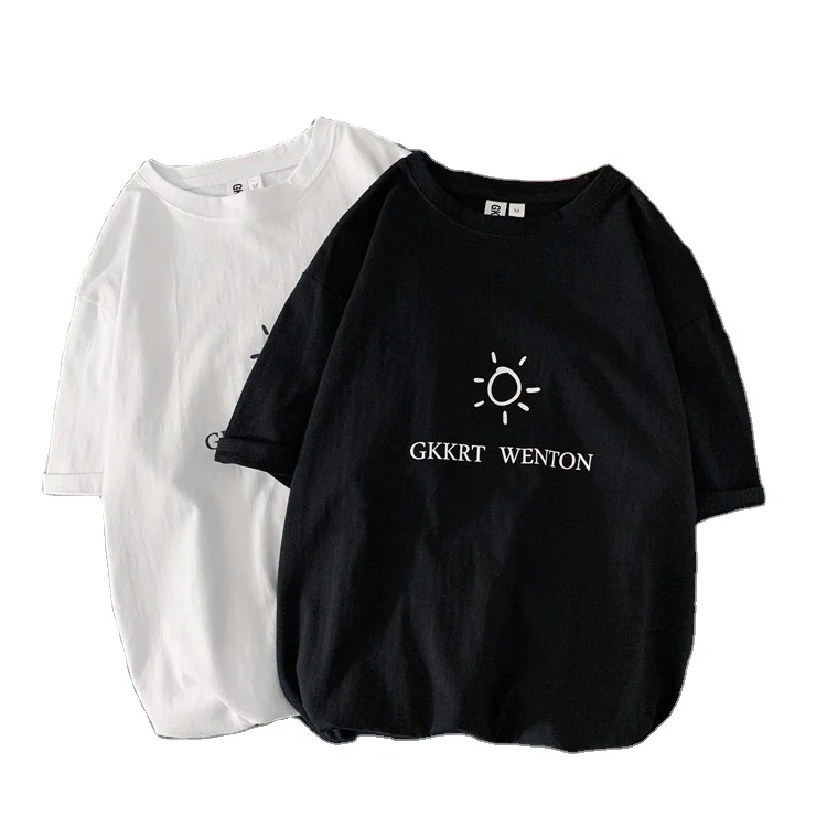 2024 Мужская футболка с коротким рукавом летняя одежда новая одежда футболка майка Корейская версия тренда с коротким рукавом