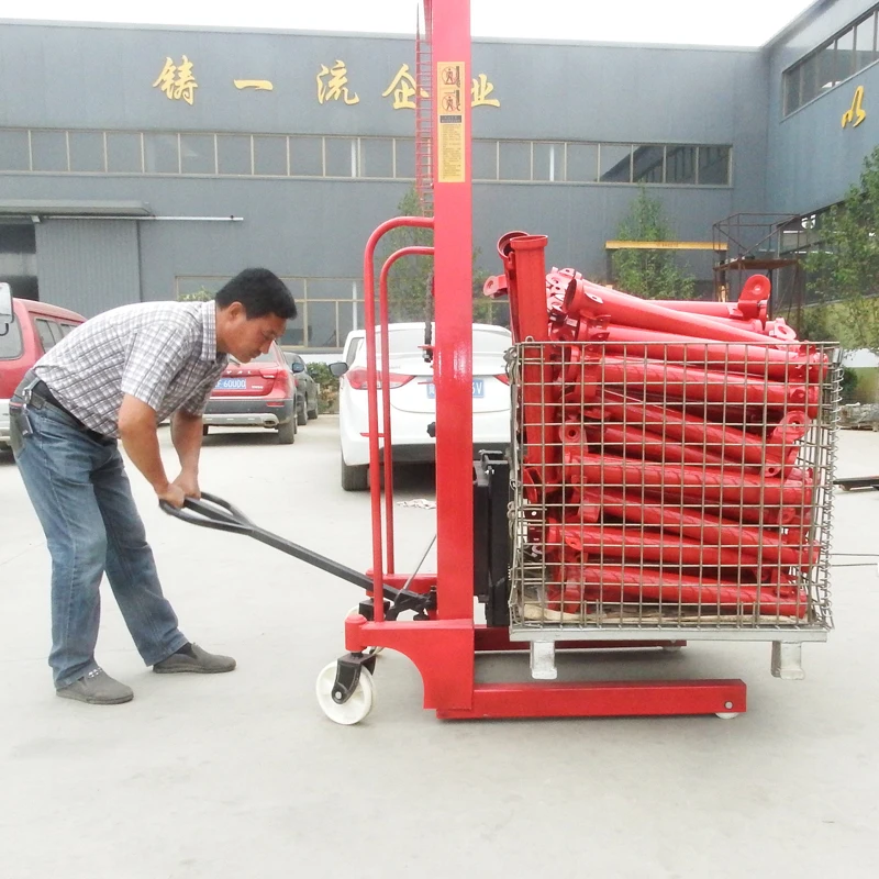 Wheel Lift Hand Electric Pallet Stacker Manual Stacker