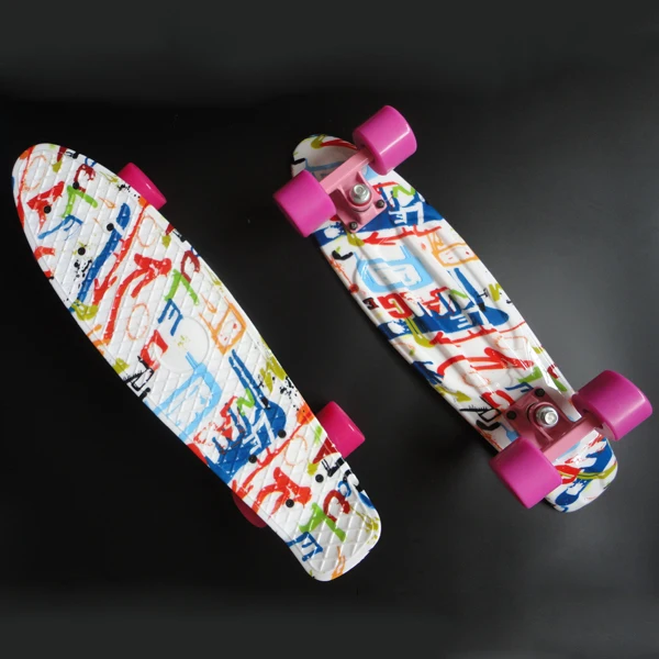 Hot Sale Cruiser Skate Board 22 Inch Plastic Skating Board for Boys