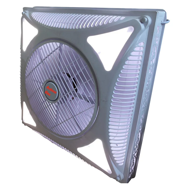 18' inch Commercial Embedded Installation White Drop 3 light Sources False Ceiling fan With Remote Control