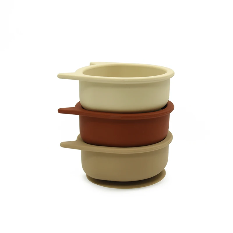Eating Dining Kids Food Grade Silicone Baby Bowl Food Grade Baby Silicone Bowl With Suction