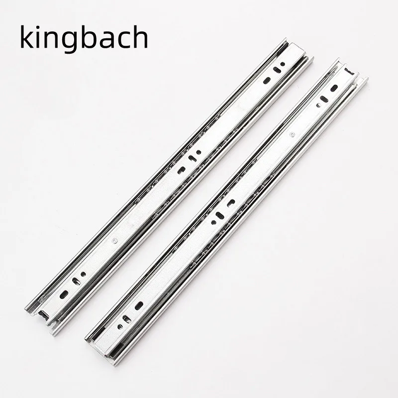 Jieyang Manufacturer Telescopic Channel Full Extension Ball Bearing Triple Extension Furniture Drawer Slide