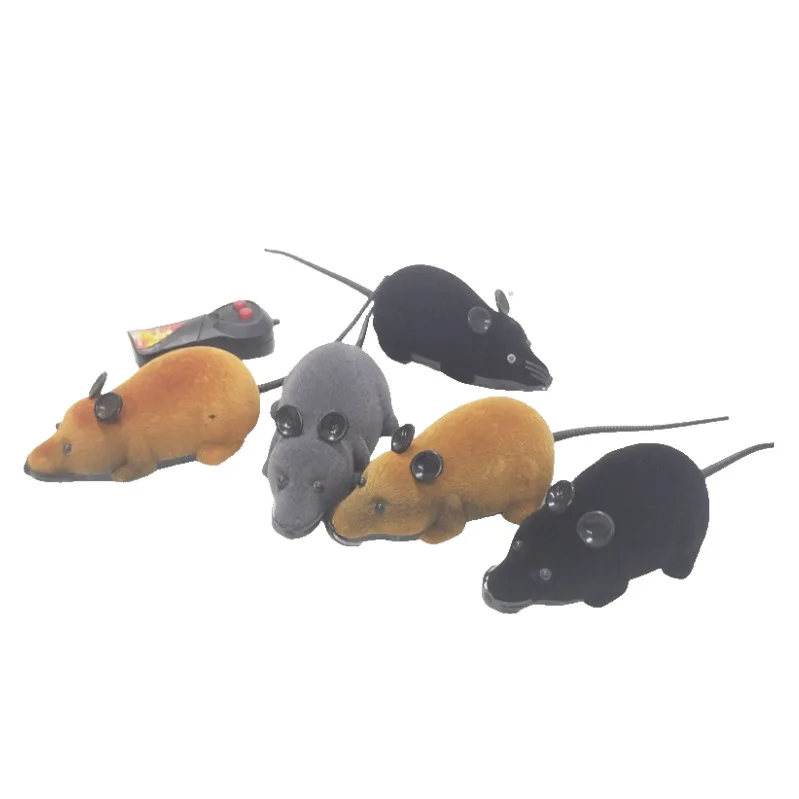 Electric Remote Control Simulation Flocking Model Funny Cat Pet Mouse Car Toy