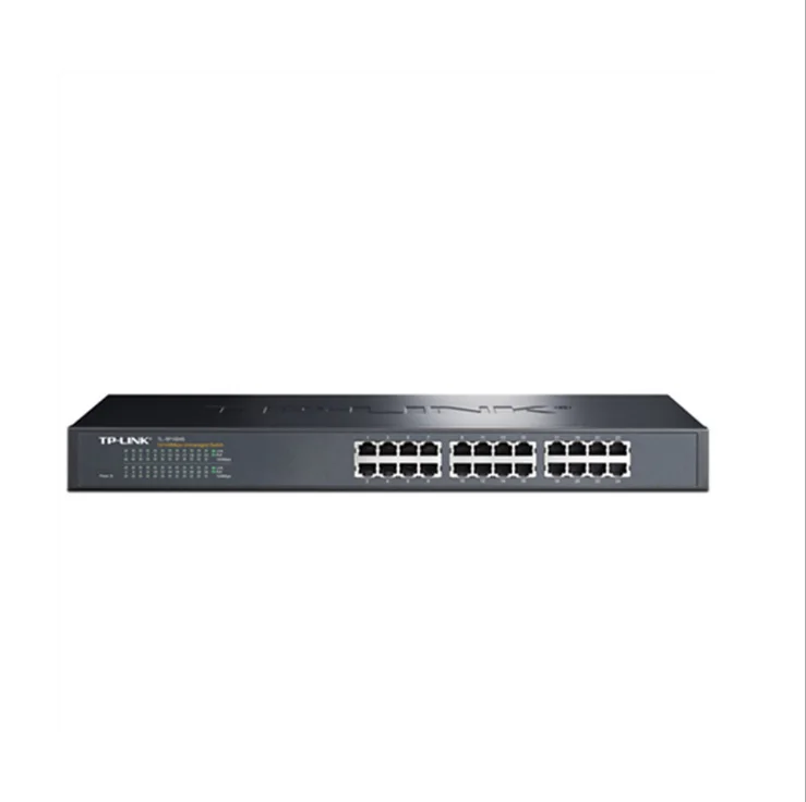 TP-LINK tl-sf1024s 100 м 24 порта сетевой коммутатор gigabit предприятия офис бытовой стеллаж для выставки товаров