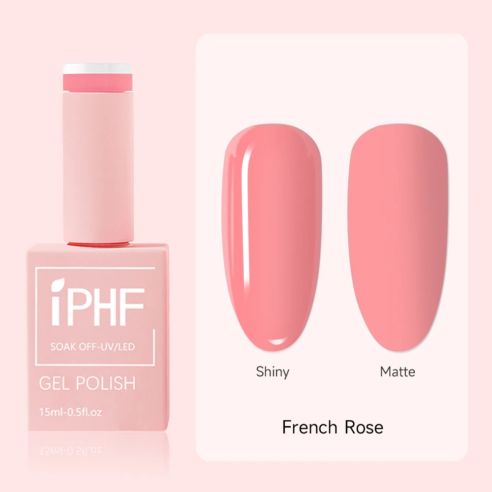 IPHF Pink Red Uv Gel Color For Nail High Pigment Macaron Gel Polish Nail Supplies Gel Polish