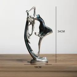 European-style beauties resin crafts home decorations living room wedding gifts dancing girls ornaments