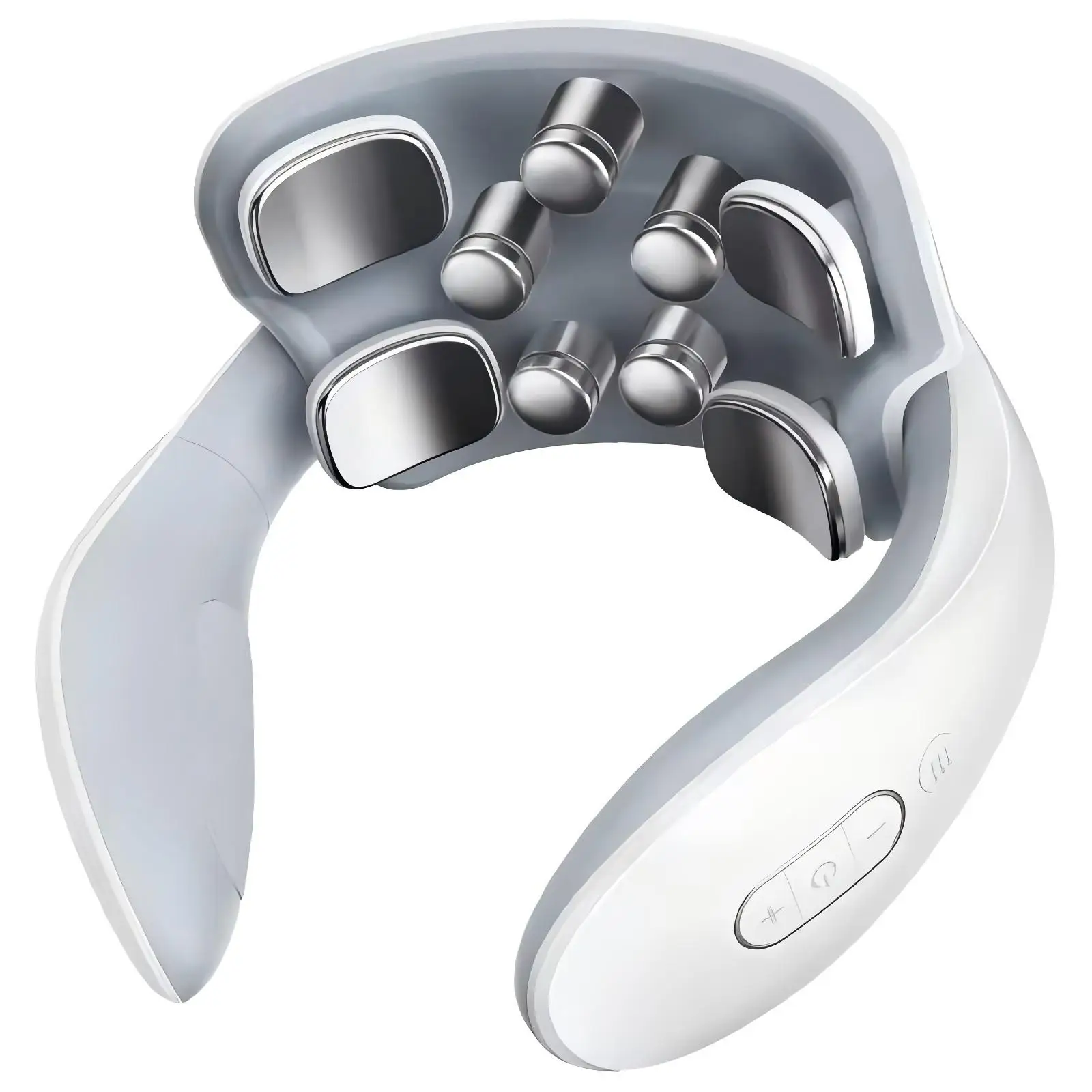 Nowcozy Cervical Neck Massager Business Gift Portable Cordless Smart U Shape Hands Free Electric 6 Mode Neck Massager