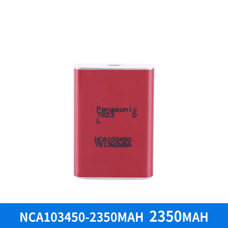 Оригинальный алюминиевый корпус songxia литиевая батарея NCA103450 2350 мАч без предохранителя