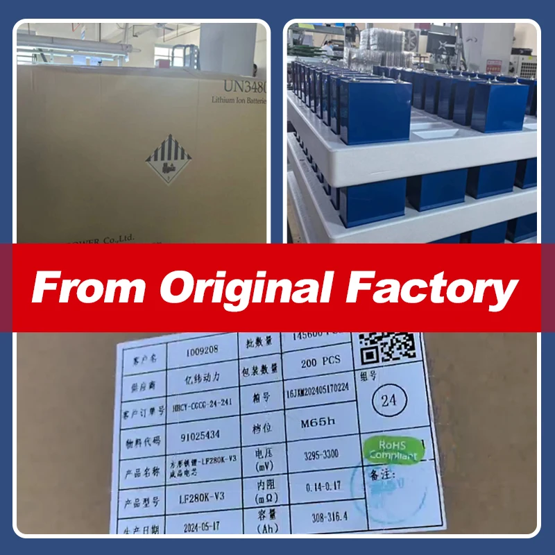 Lifepo4 battery 280ah EU Stock 3.2v 310ah lifepo4 battery cell prismatic 314ah lifepo4 cell DIY 48V 51.2V 300Ah lifepo4 battery
