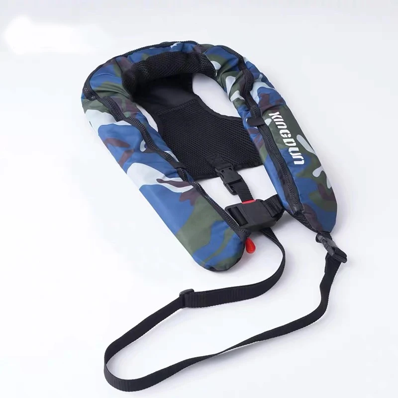 custom logo adults inflatable jacket life vest oem jet ski boat fishing life jacket CQIF-150N