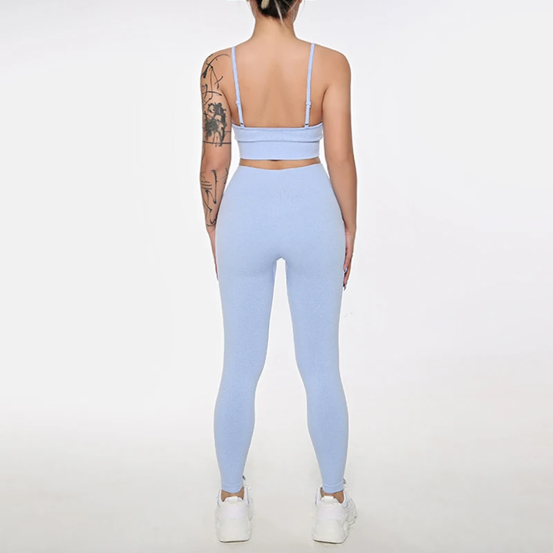 Spring Summer  Outfits 2021  Pink Blue Grey  Green Two Piece Outfits For Women