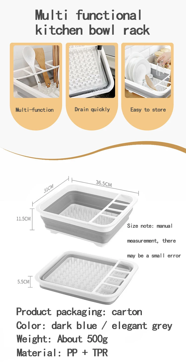 Kitchen Dish Rack Cup Drainer Dry Tableware Organizer Bowls Holder Drying Rack Home Shelf Dinnerware Organizer