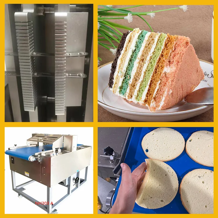 automatic hamburger bun slicer Commercial Electric burger bread cutting slicing machine