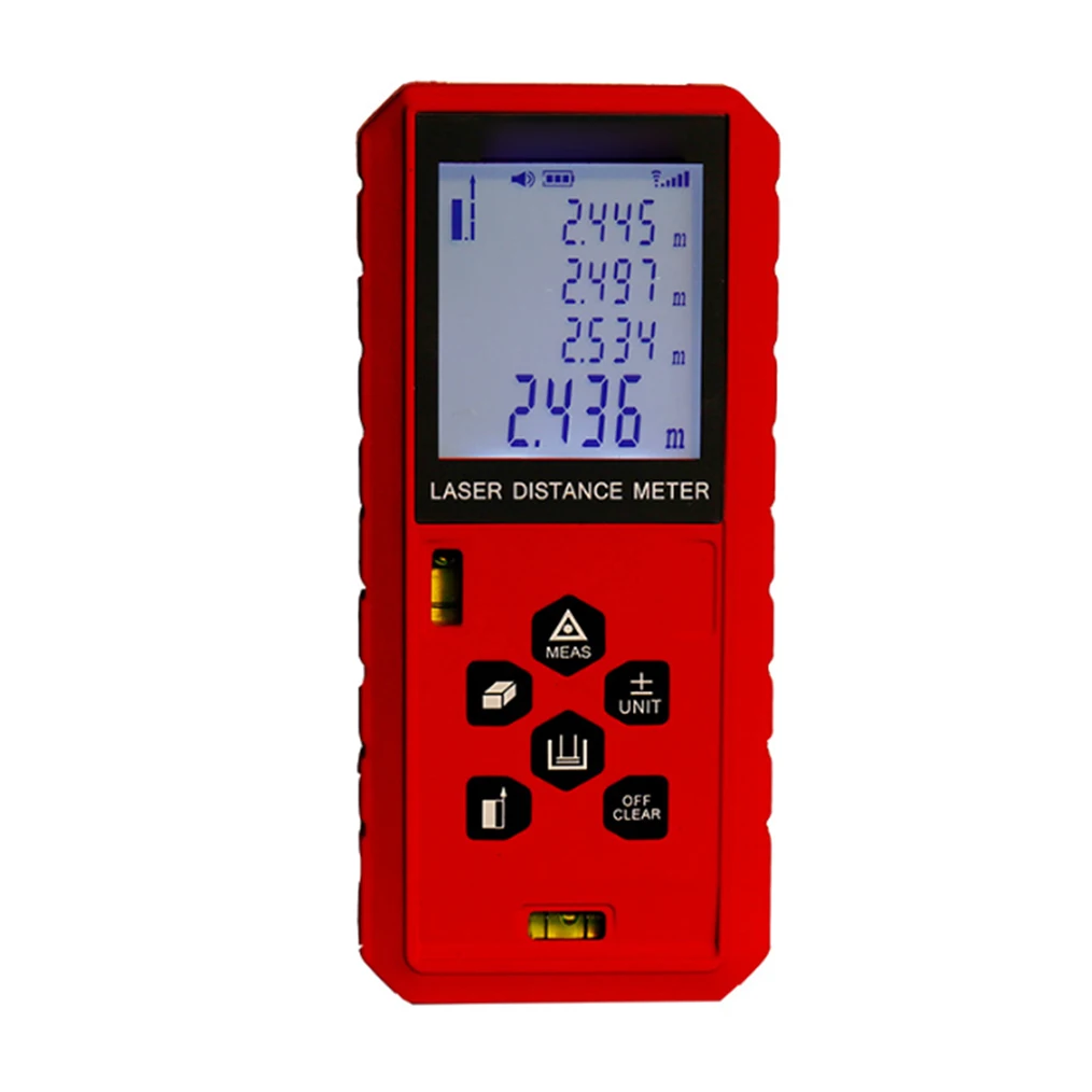 40/60/80/100M Laser Distance Meter Digital Measure Tool Meter Handheld Infrared Outdoor Room Measuring Instrument with LCD