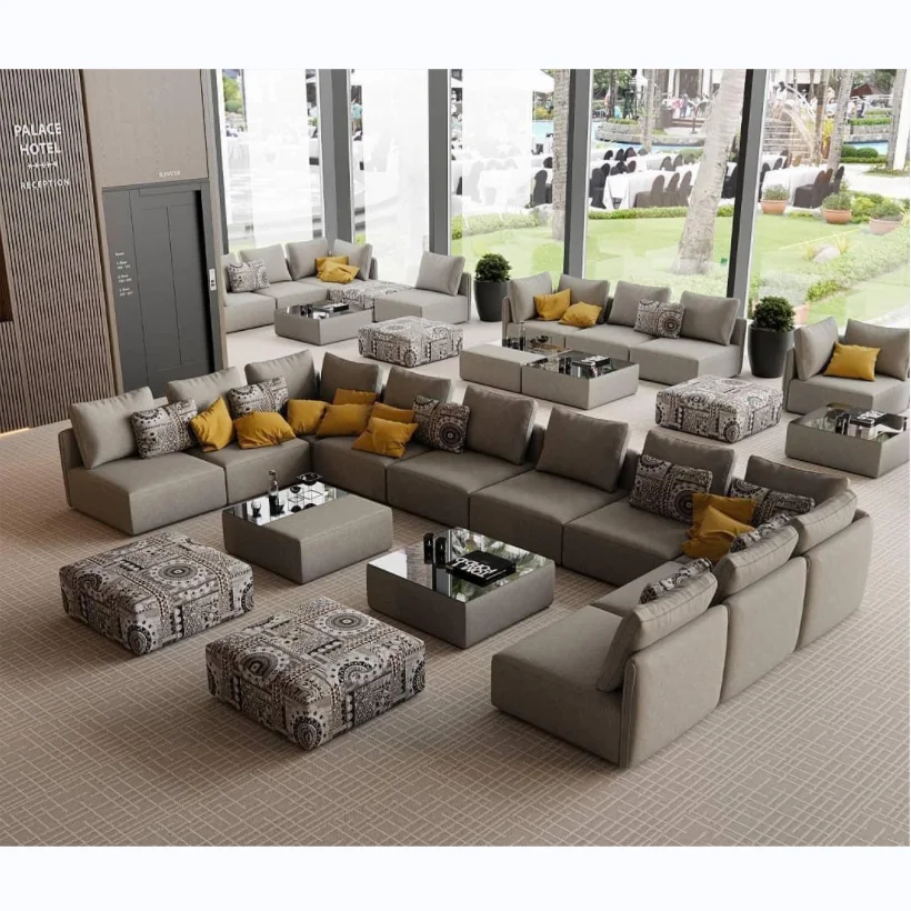 Modern Design Factory Hotel Lobby Chairs Hotel Sofa Furniture Seating Hotel Furniture Lobby Furniture