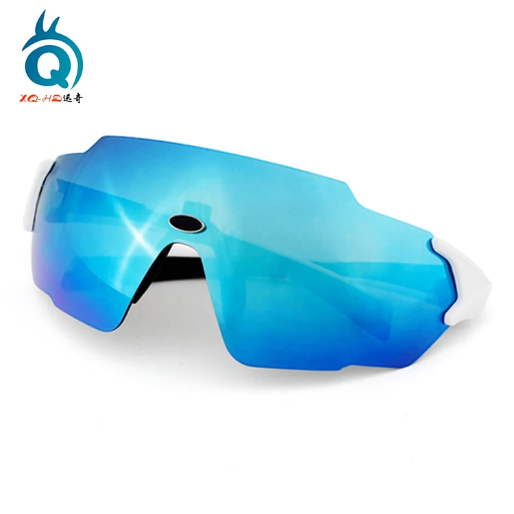 Banglong Brand Frameless unisex oversized cycling sport sunglasses custom logo protective uv400 running men bike sun glasses
