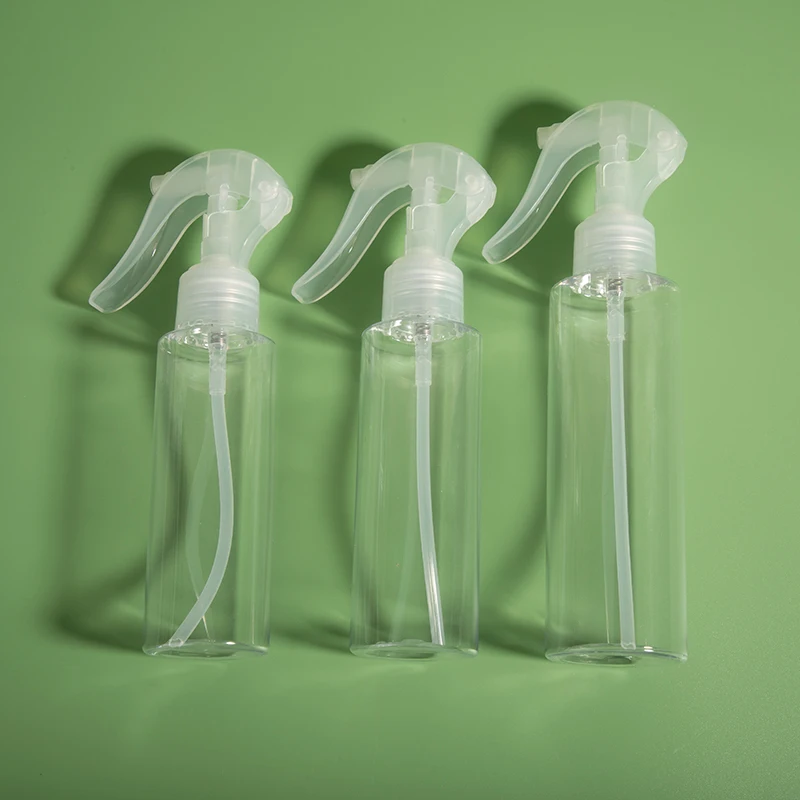 Wholesale Handy 100ml 120ml 150ml 200ml 250ml Empty Plastic Mist Spray Bottles Refillable Pet Plastic Trigger Spray Bottle