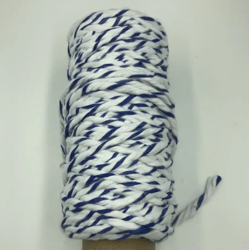 Ne 0.5s/4 open end recycled cotton mop yarn