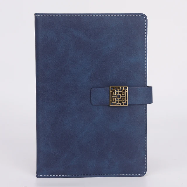 Good quality a5 business notebook corporate meeting window grille record book