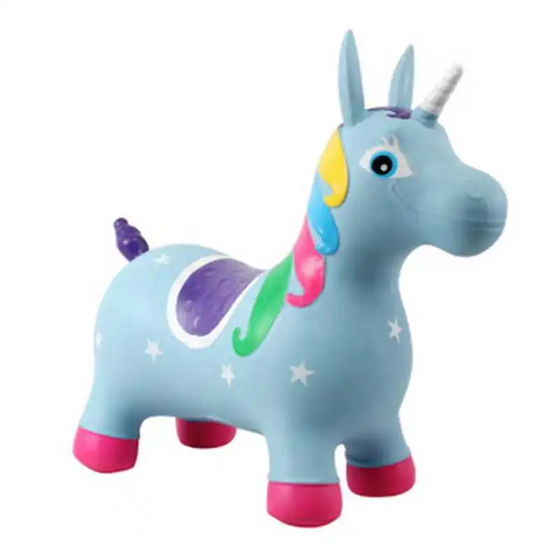 Wholesale Inflatable  Animals Hopper Bouncy Kids Jumping Milk Horse Bouncing Toys