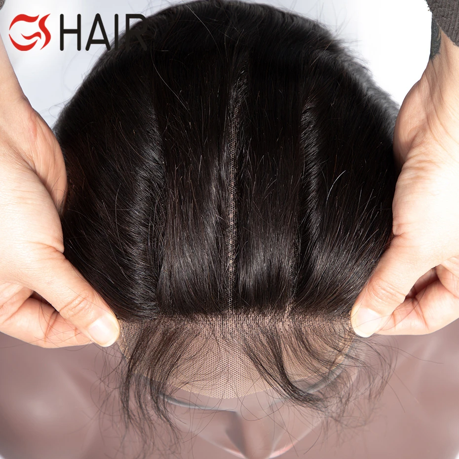 
GS 13x6 Ear To Ear Lace Frontal Mink Brazilian Human Hair Free Middle Three Part Natural Color Remy Hair Lace Frontal 