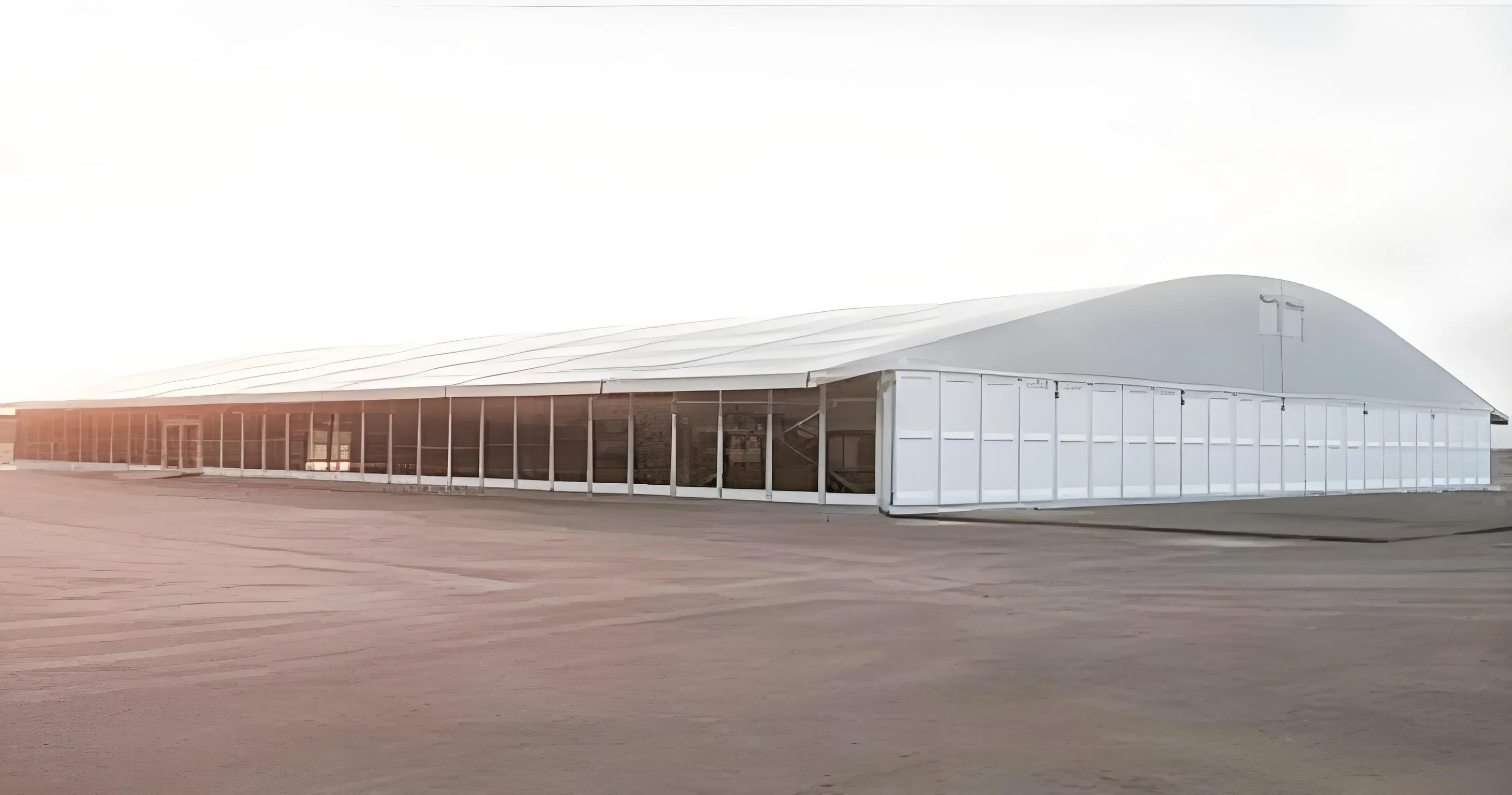 Hot Sale Outdoor Curved Aluminum Frame Tent Waterproof Clear Event Arch Tent for Exhibition