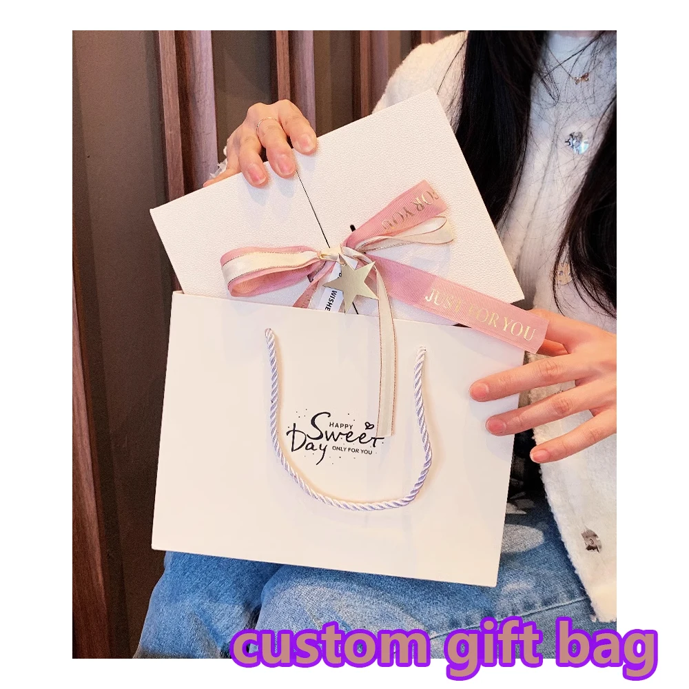Cardboard Black Paper Packing Gift Weave Custom Logo Bundle Luxury Hair Extension Packaging Box