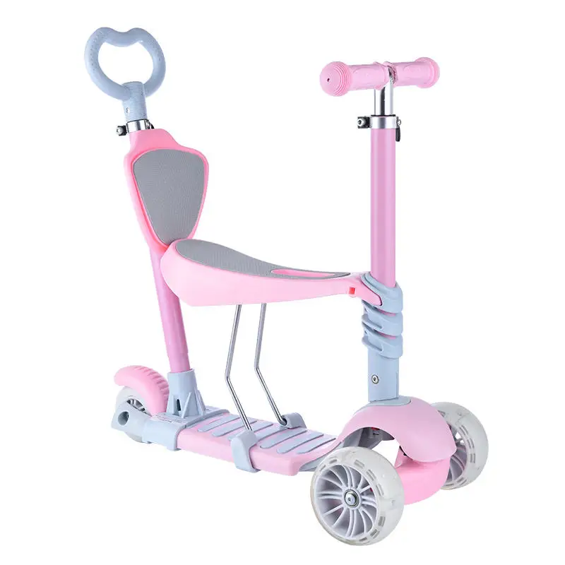 2021 new model cheap price high quality multi-function 3 wheels children scooter kids mini baby scooter with led light