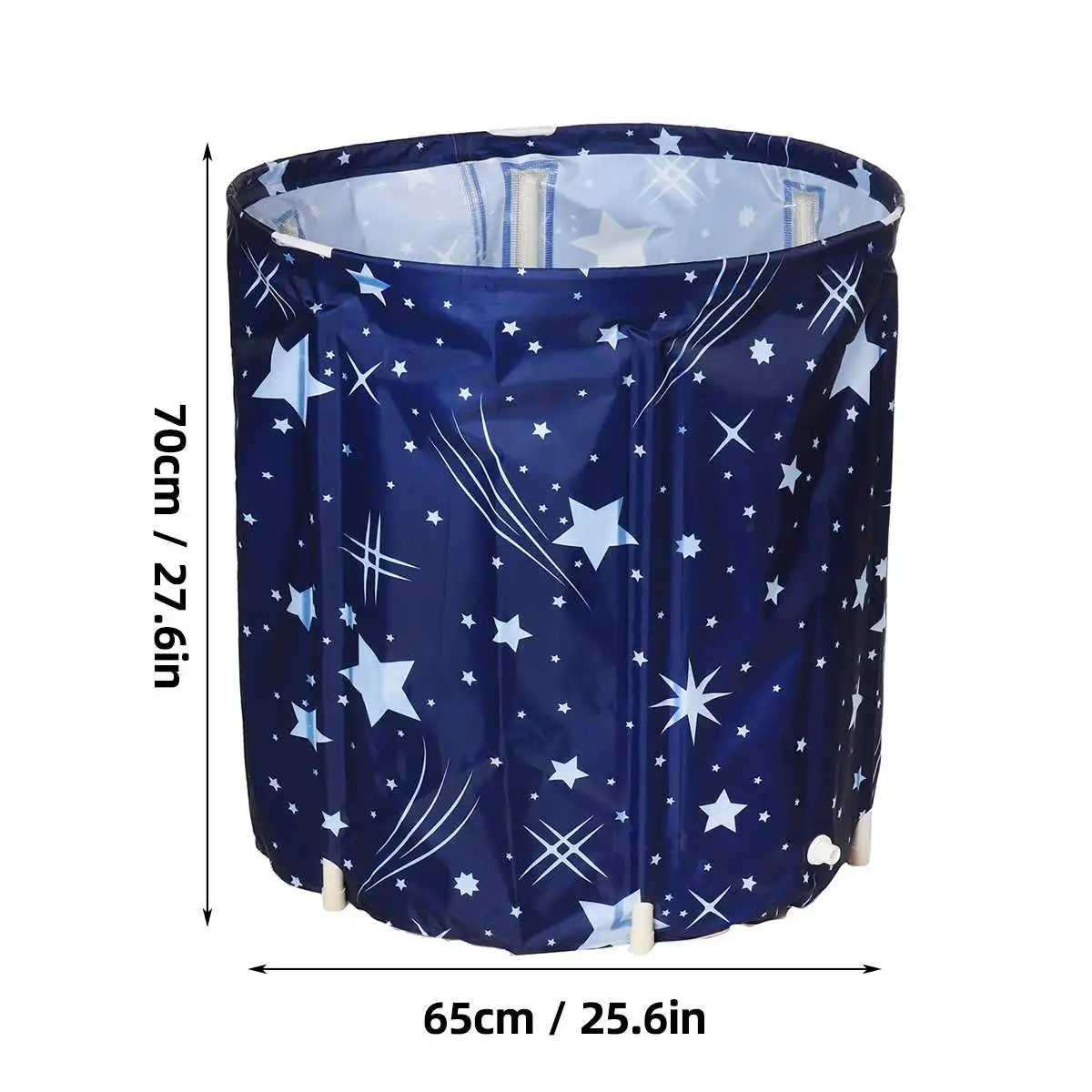 Portable Bathtub Folding Bath Bucket Thicken Shower Barrel Large Adult Tub Baby Swimming Pool Insulation Family Bathroom SPA Tub