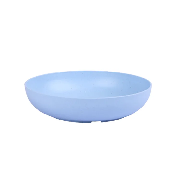 Wheat Straw Deepening Dish Fruit Snack Noodles Food Plastic Dish 14.5cm dessert wheat straw plate set