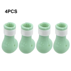 Manufacturer Anti-biting Bath Washing Cat Claw Cover Cut Nails Foot Cover Pet Paw Protector pet supplies for Cat Shoes