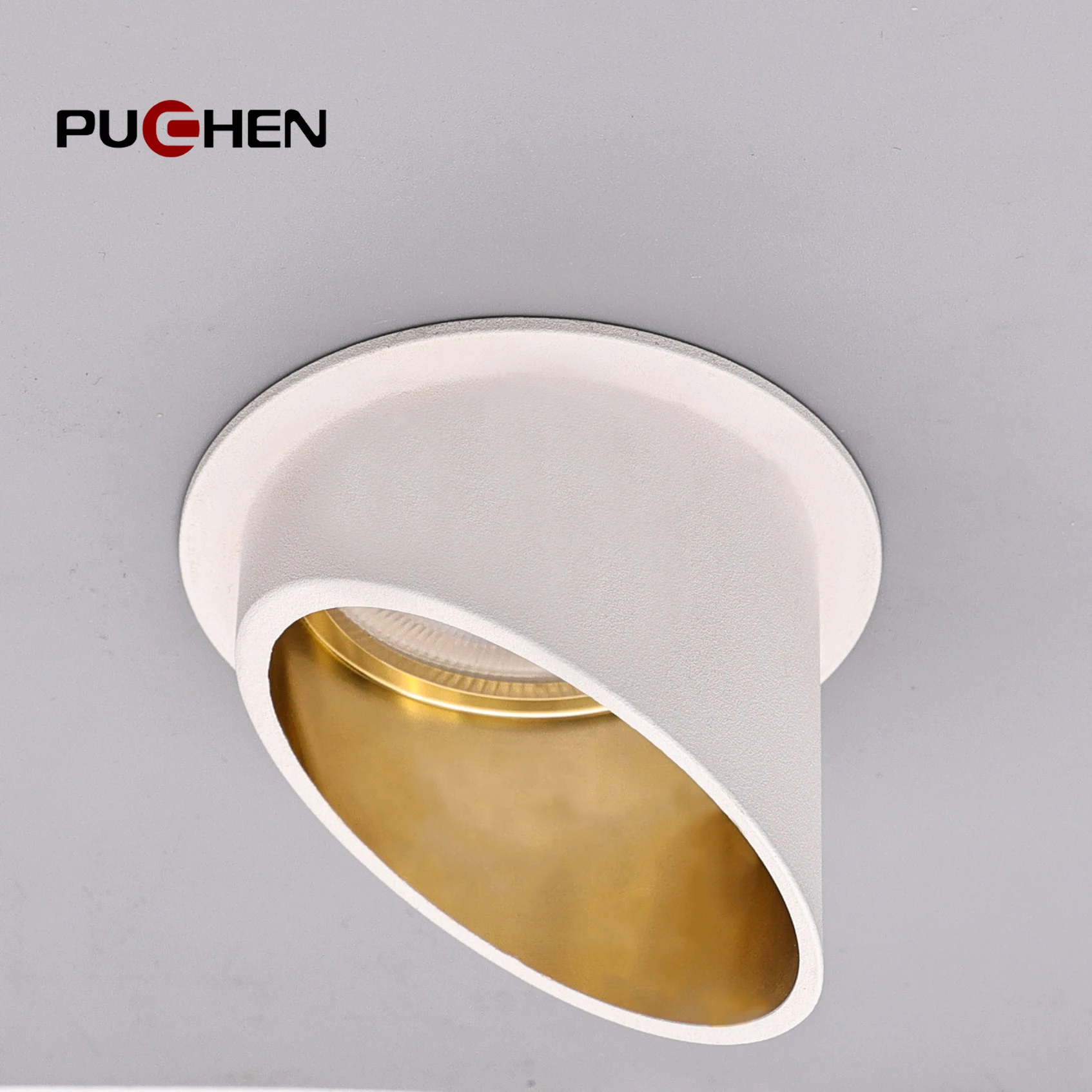 
Puchen Aluminium Recessed Downlight MR16 GU10 Lampbody Fixtures Europe Patent New Design LED Indoor Lighting Factory Popular 