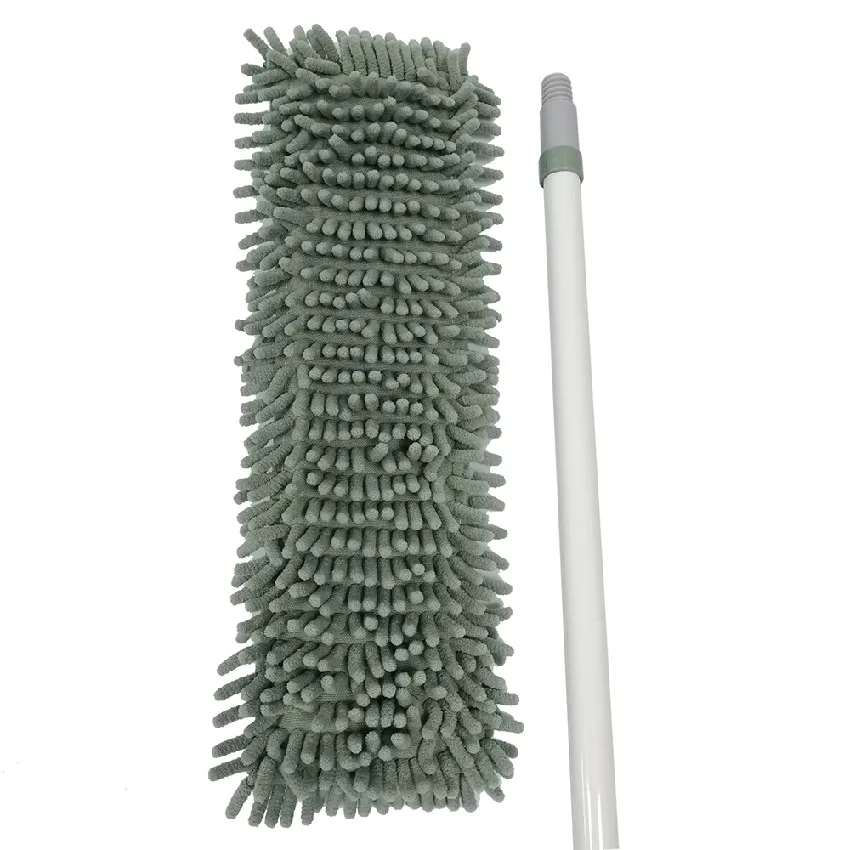household cleaning chenille flat mop adjustable spin  mop with telescopic handle easy for floor cleaning