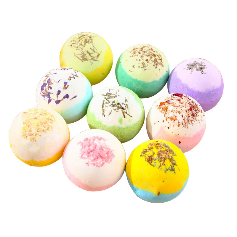 Wholesale custom Private Label mini natural Organic Shower Bath Bombs gift set