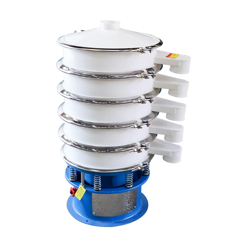 Multi-layer Chemical Industry Agricultural Industry Abrasive Powder Grain Sifter Machine Plastic Rotary Vibrating Sieve