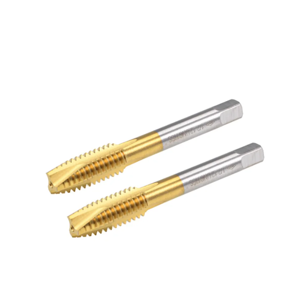 High Quality Taps Good Product Cheap HSS M6*1mm Tin Coated Spiral Point Tapp Drill tap unit
