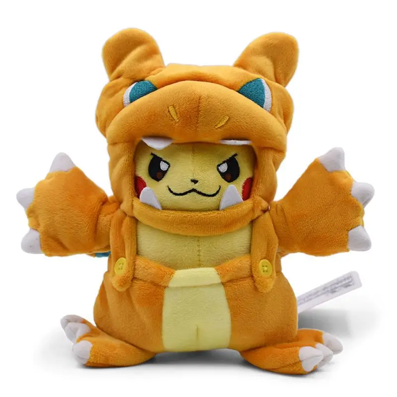 Best Selling Trending Cute Stuffed Animal Plush Toys Cartoon Henshin Plush Doll Kawaii Pikachu Plush Toys