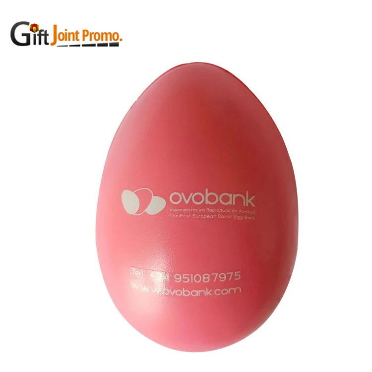 Hot Sale Anti Stress Reliever Ball Egg Stress Ball Custom LOGO Round Stress Ball No Minimum