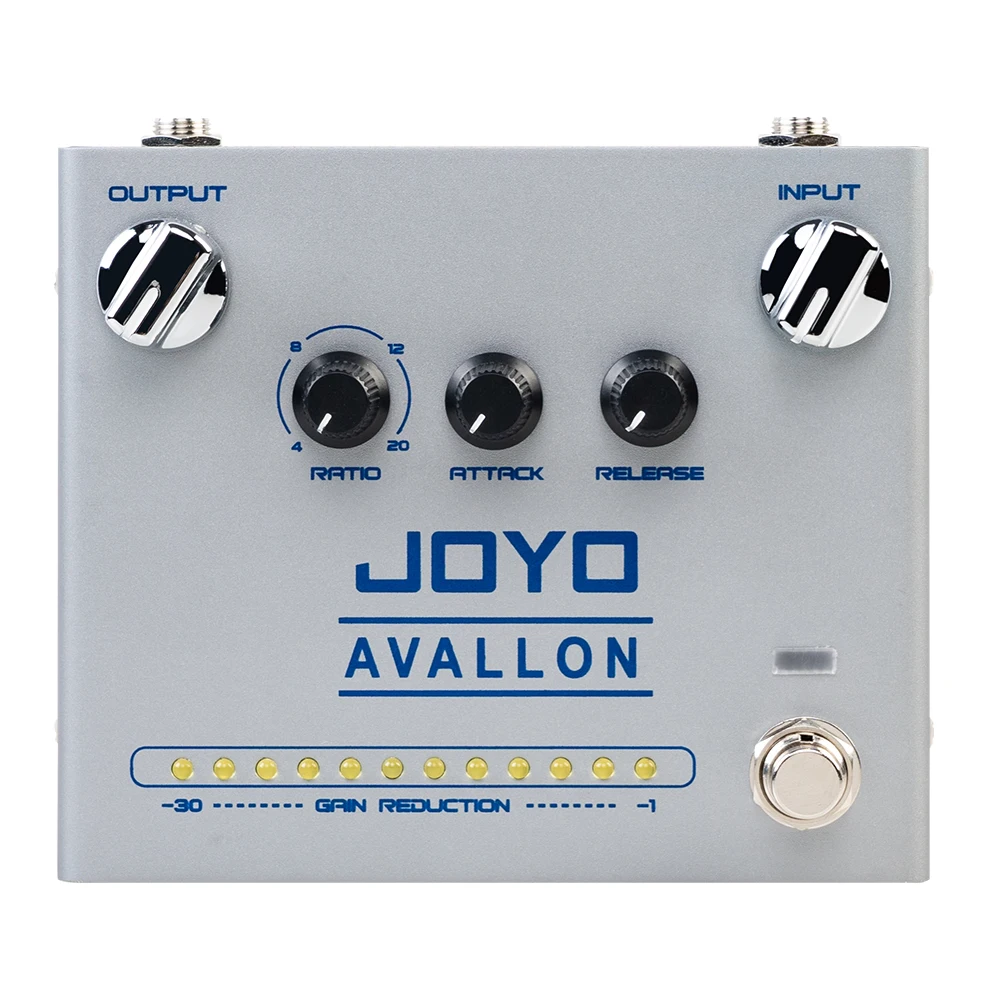 JOYO R-19 AVALLON Guitar Pedal Classic Compressor Effect Pedal 3 Knobs Ratio Attack Release for Guitar Bass