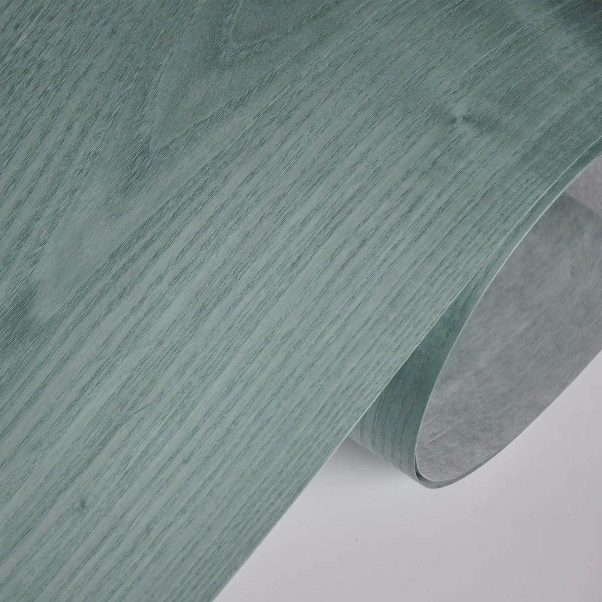 Dyed American Ash Wood Veneer Sheet Vivi Green Color Natural Veneer for Car Interior