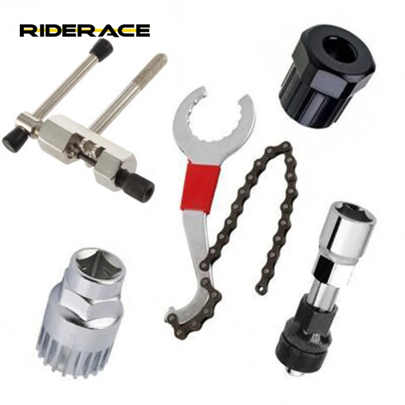 Bicycle Repair Tool Kits MTB Road Bikes Chain Cutter Bracket Flywheel Remover Crank Wrench Maintenance Tools