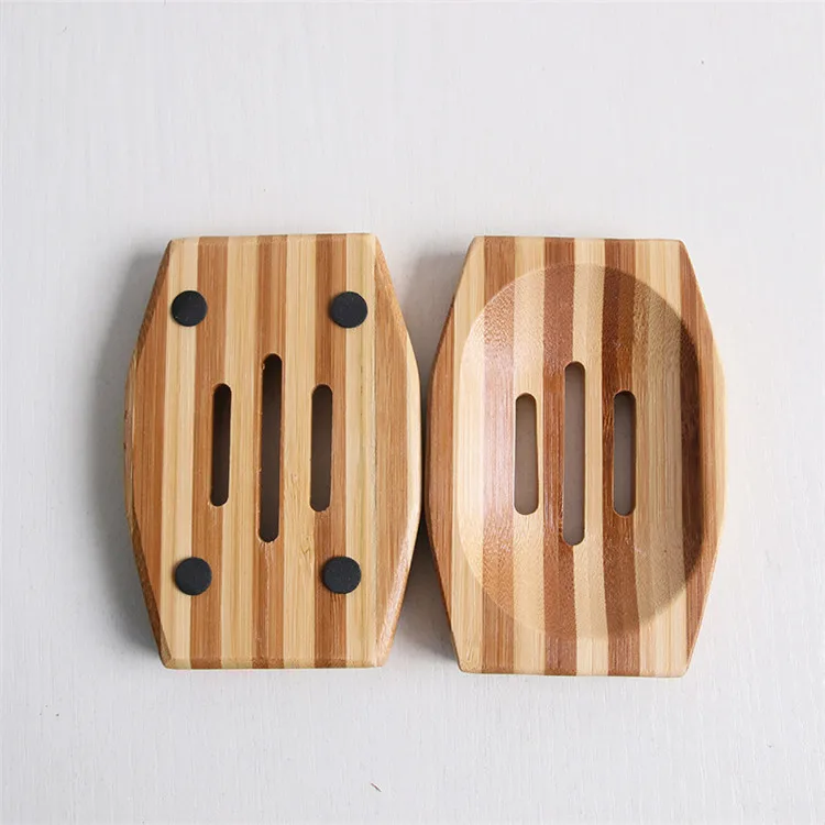 FQ brand private label natural eco friendly bamboo soap dish custom