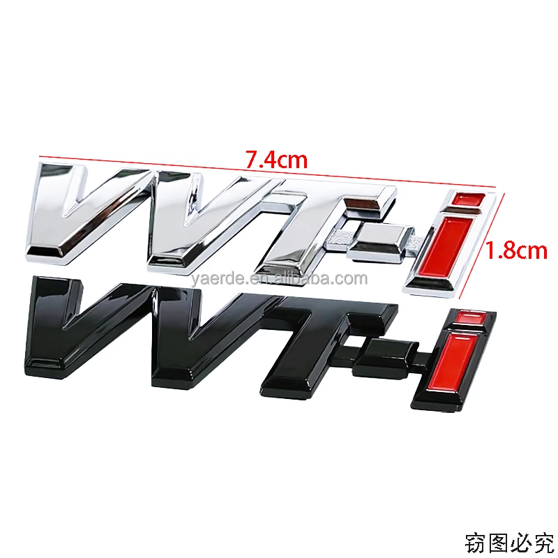 For Toyota Corolla Vios VVTI car logo wholesale emblems famous car logos and funny Custom Made Car Emblems