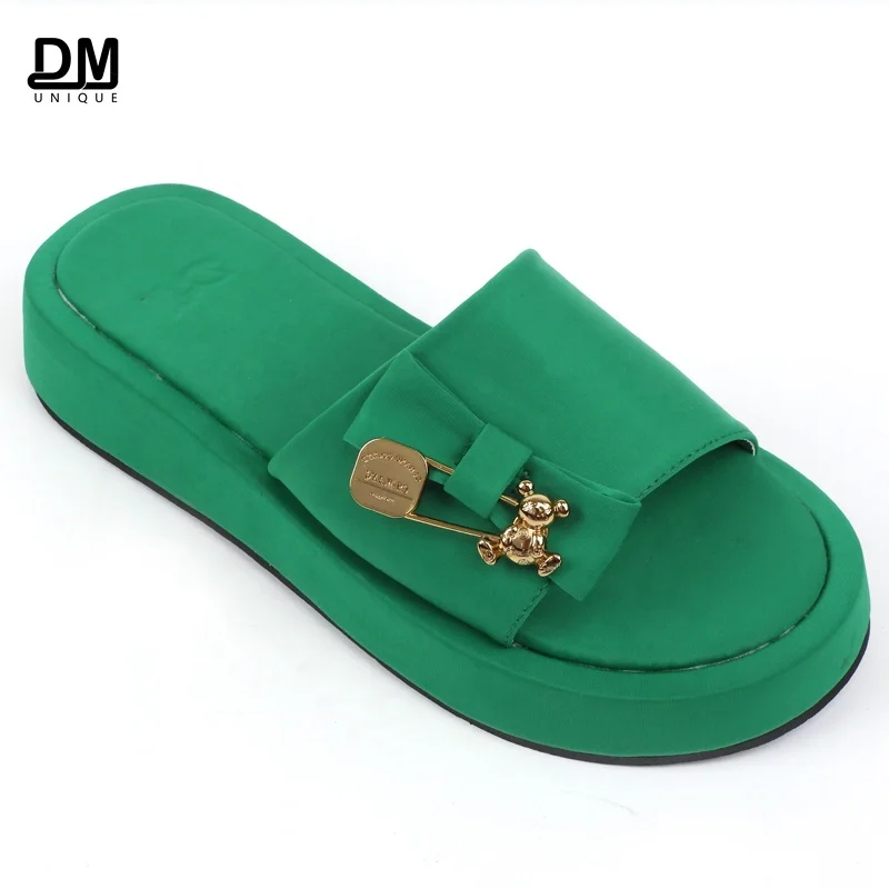 DM Dropshipping Platform Chunky Wedge Heel Sandals Women Wedge Sandals