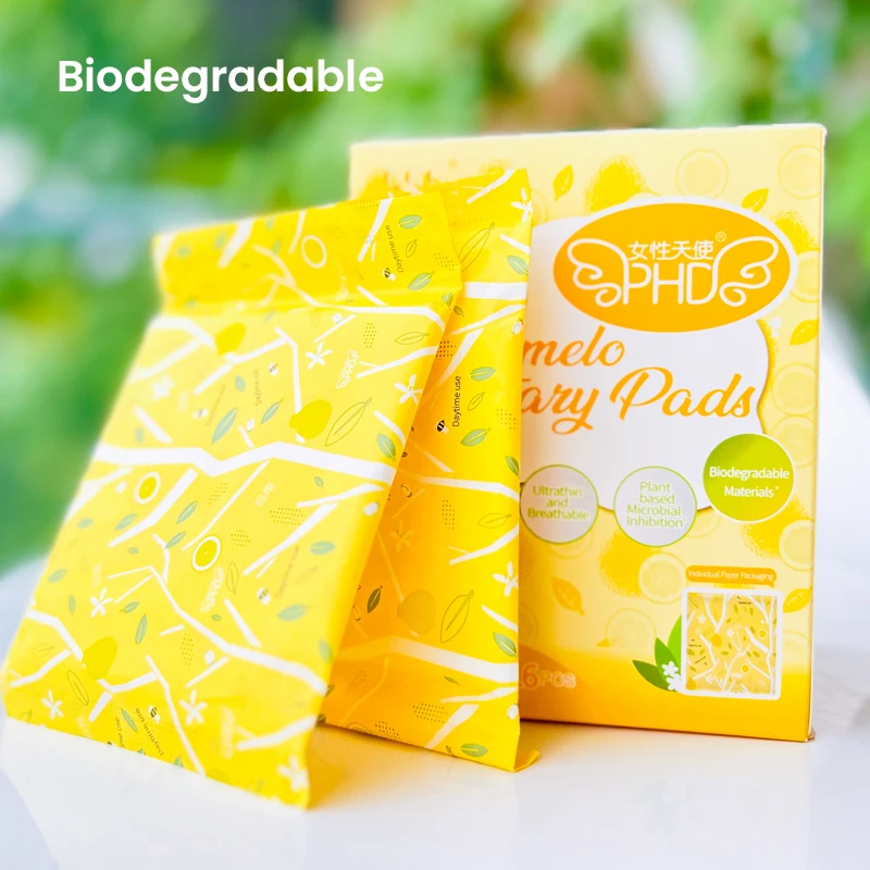 Wholesale Custom Ladies Feminine Comfortable Sanitary Pads Breathable Cotton Sanitary Napkins