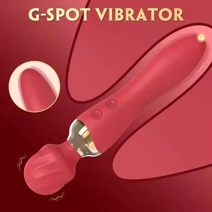 Custom Logo Magic Vibrating wand massager 12 frequency dual end wonder av wand vibrator for male female