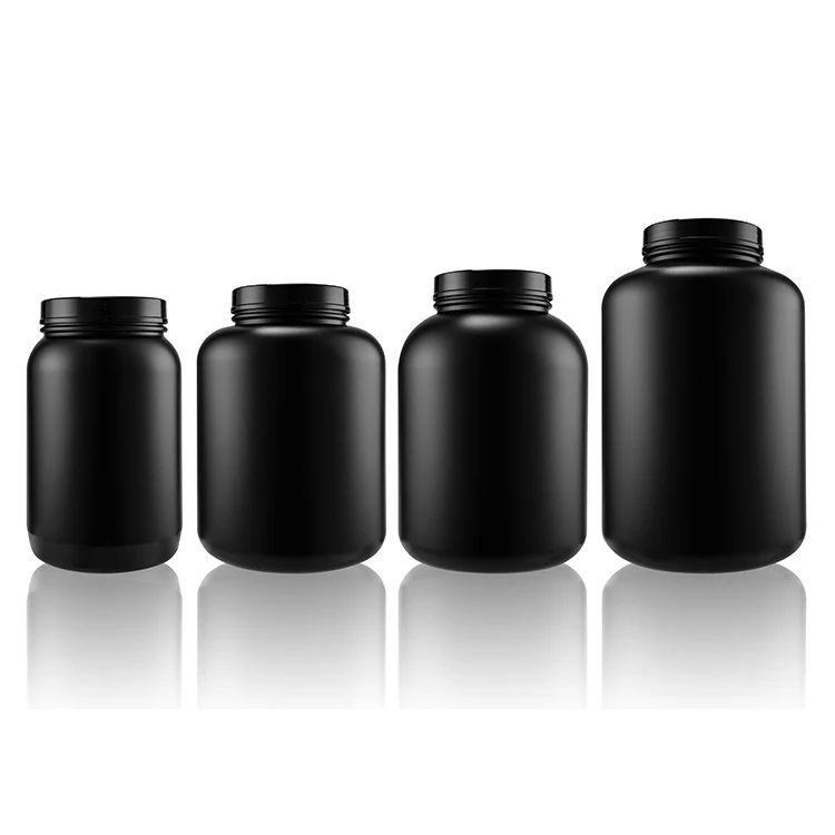  Оптовая продажа большая бутылка RTCO с логотипом на заказ 1gl 1.8gl 2gl 2.4gl HDPE пластиковый контейнер для порошка протеина