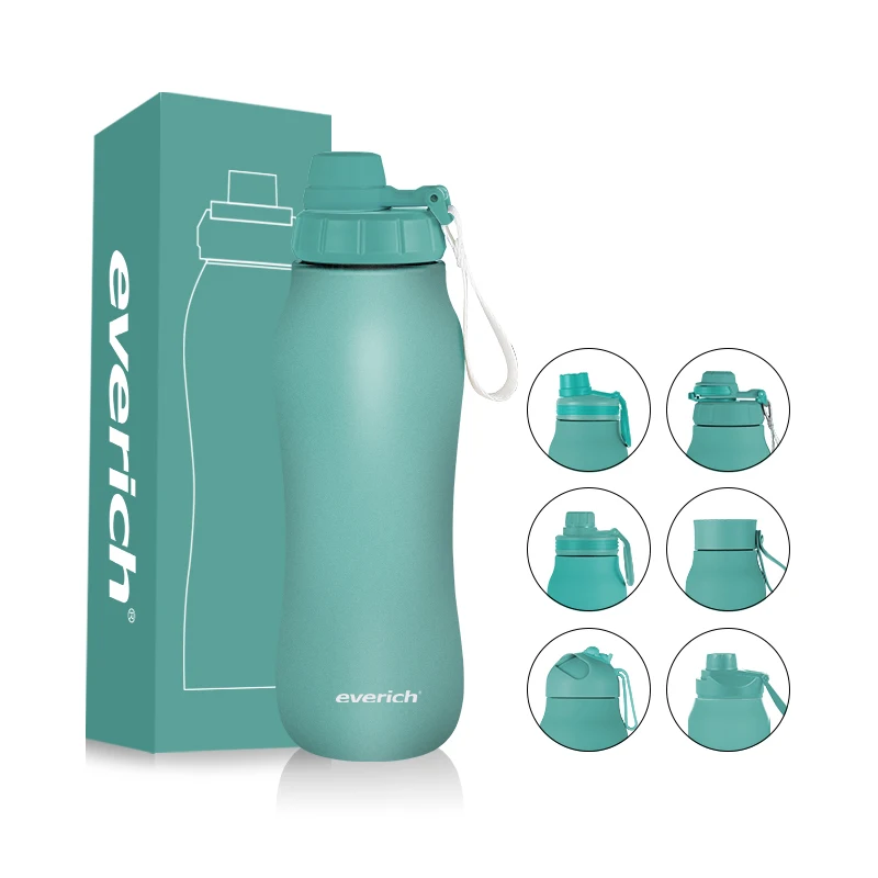 24oz Portable Big Mouth Double Wall Stainless Steel Water Bottle Custom Color