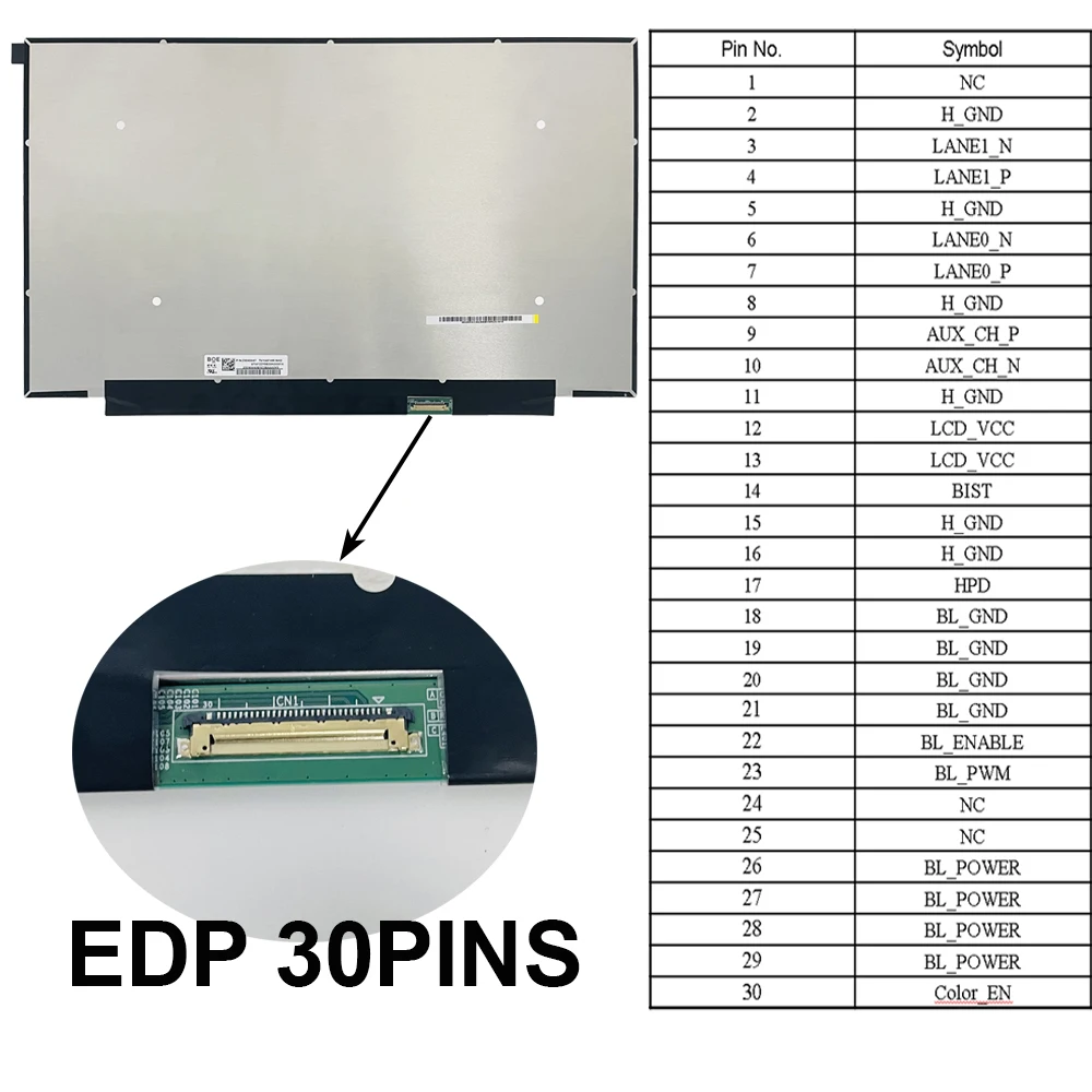 Manufacturer Best Price Custom IPS Panel 15.6 Inch 1920*1080 Full HD TFT-Lcd Display Module Laptop Screen